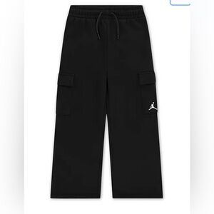 NWT! Big Girls Jordan Brooklyn Black Fleece Cargo Pants, sz M